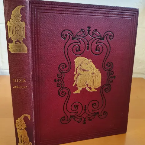 Michael Collins 4 Rare Antique Prints Irish Civil War 1922 Bound Punch Book