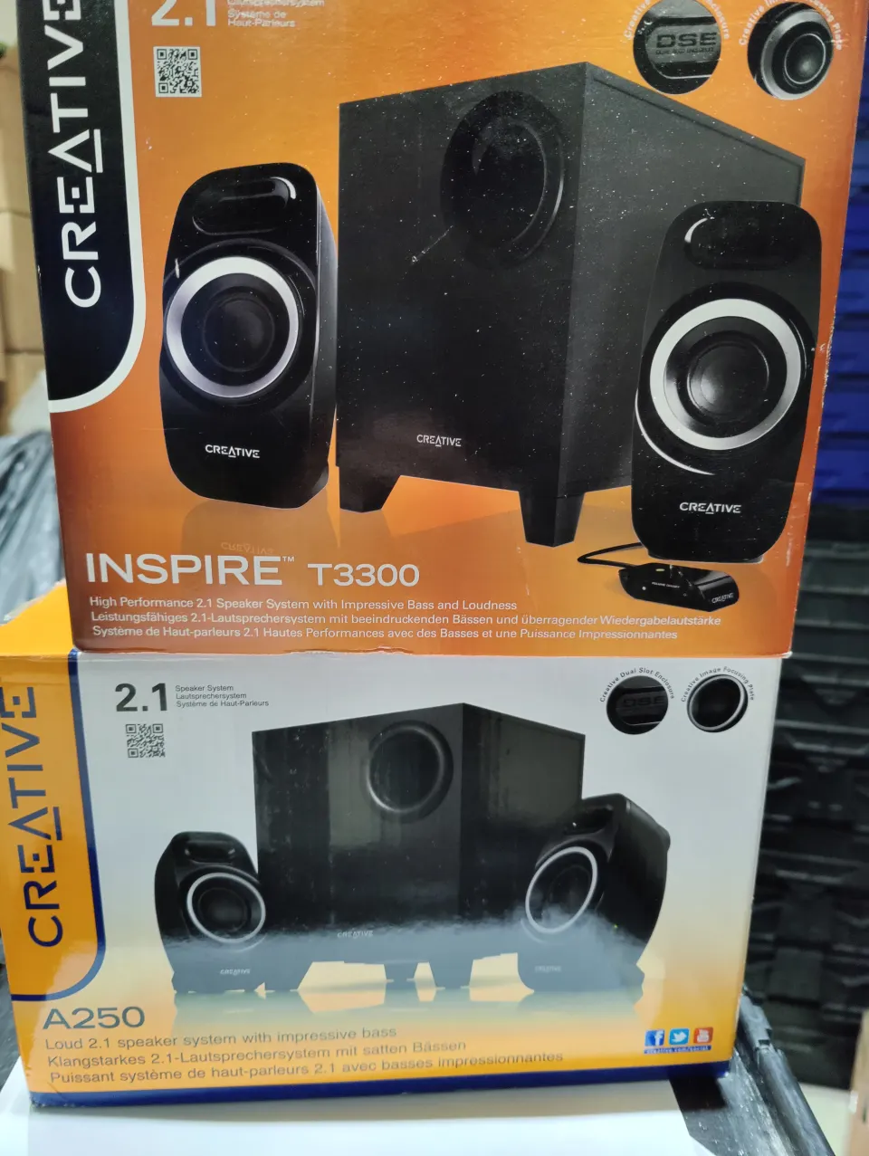 CREATIVE LABS A250  & Creative T3300