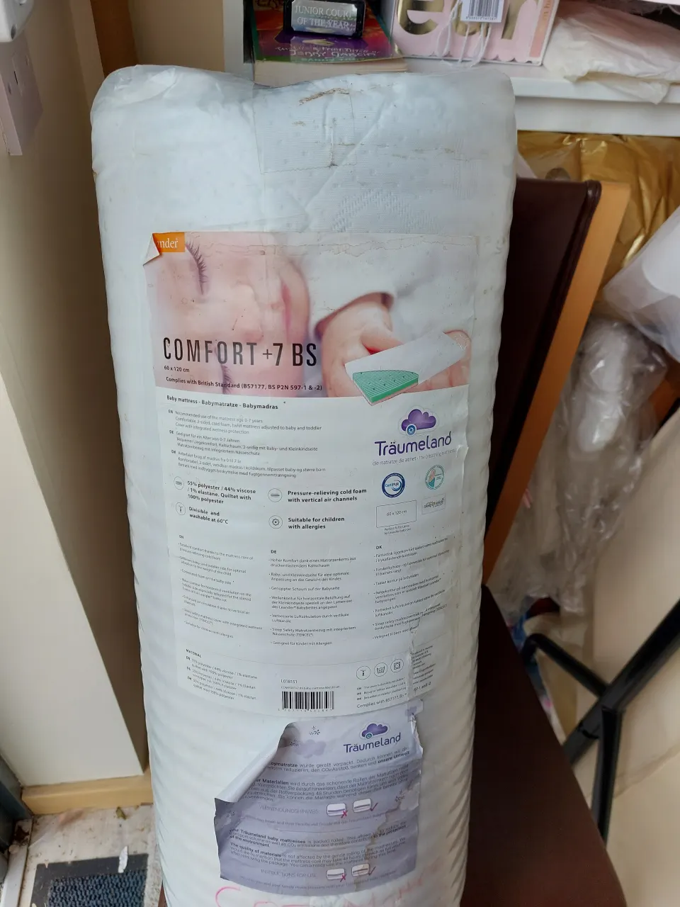 Small junior bed/cot mattress
