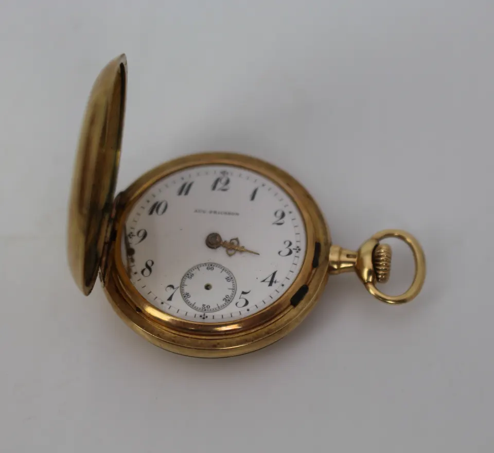 August Ericsson Gold Pocket Watch