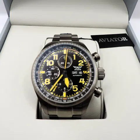 Aviator Airacobra P45 Chrono Auto V.4.26.7.176.5 Watch New Boxed Currently Retails £1645