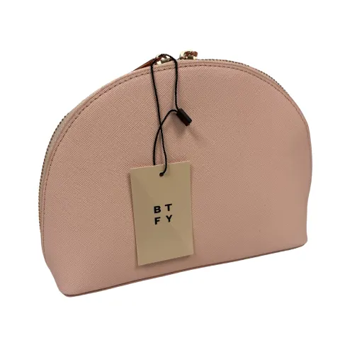 6 x Pink Half Moon Clutch Bag