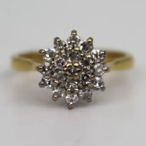 Diamond Cluster Ring