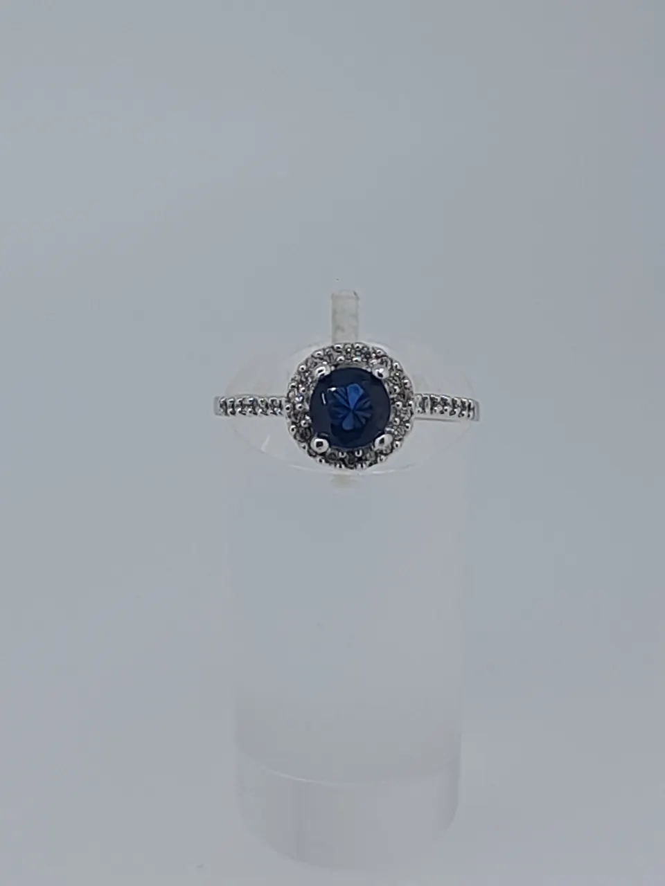 Silver Dress Ring Set With CZ Stones