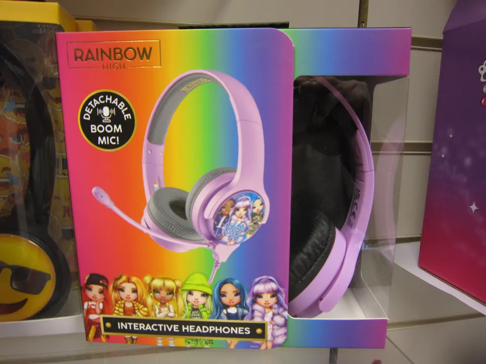 10pcs Brand new sealed Rainbow High  official licensed heafones with boom mic - 10pcs in lot
