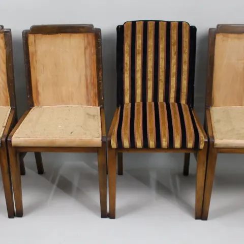 Set of 6 Art Deco Dining Chairs