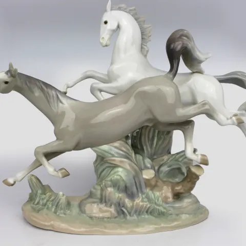 Lladro Horse Group Sculpture