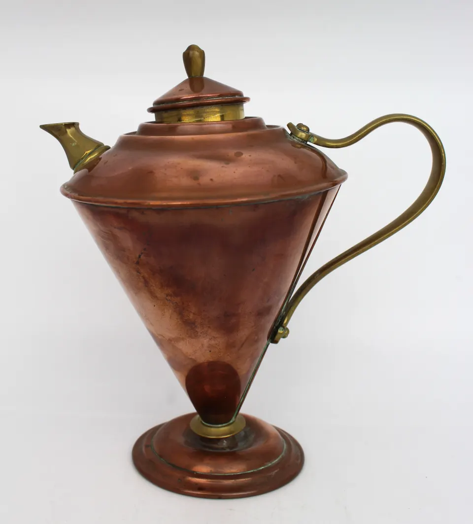 Arts & Crafts Copper Handled Jug by W.A.S Benson