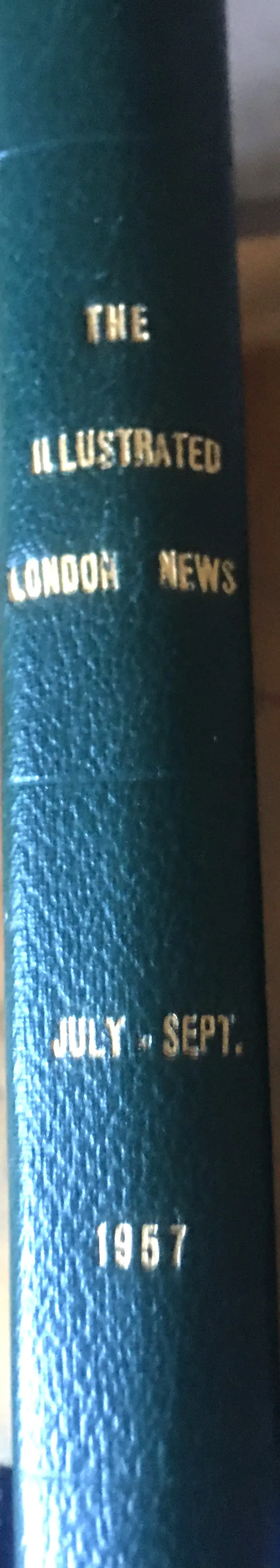 Original Illustrated London News Bound Edition 1957 July-Sept.