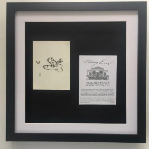 Tracey Emin (b1963)'Singing Bird' (For The Venice Biennale), Original 10 x 8cm Limited Edition, 2007