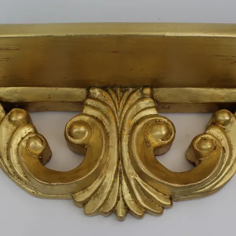 Vintage Carved Giltwood Wall Bracket