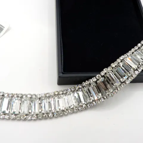 Art Deco Style Crystal Bracelet With New Gift Box