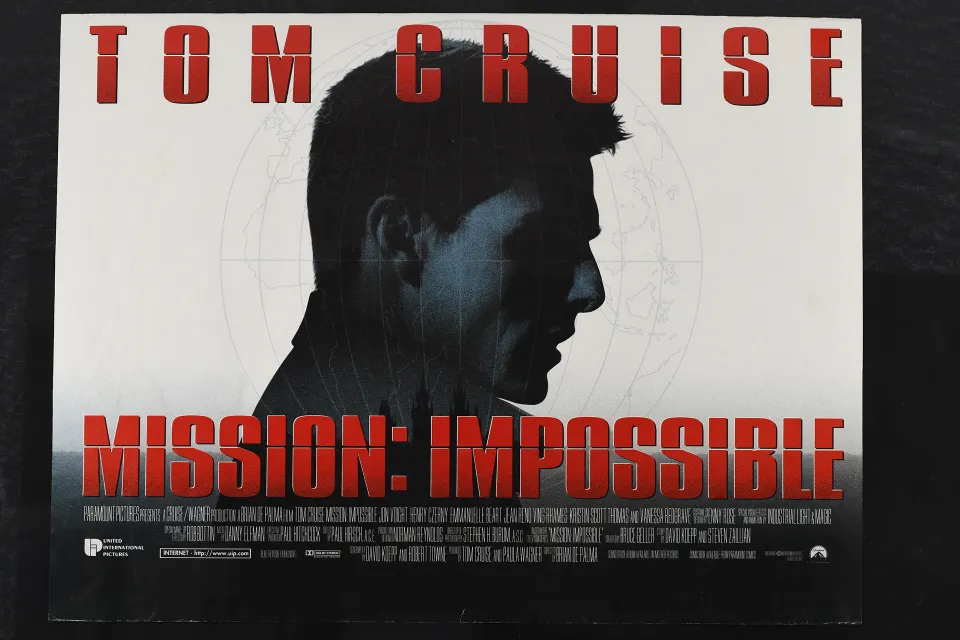 Original "Mission Impossible" Cinema Poster