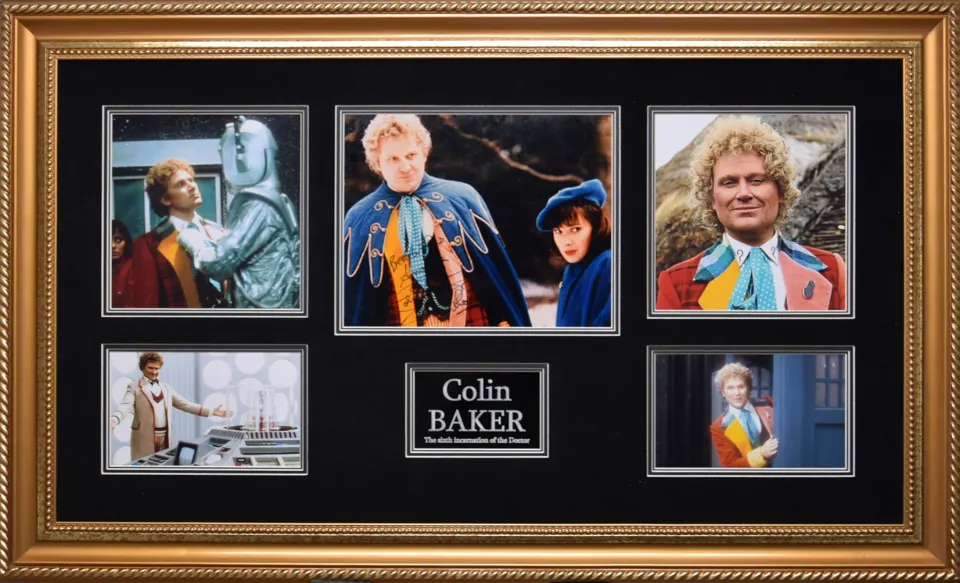 COLIN BAKER original signature presentation.
