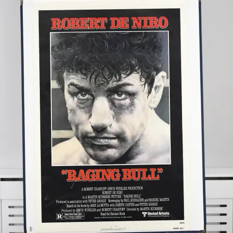 Original Cinema Poster from "Raging Bull"
