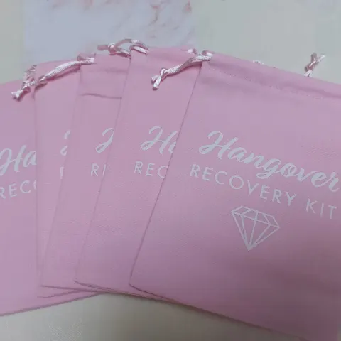 Hangover Kits for hen parties.  Box of 6 packs of 5, total 30 bags