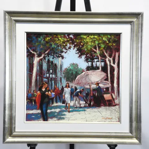 Original Framed Pastel by Tony Rome