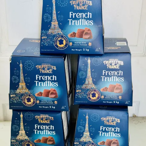 5 x Truffettes Cocoa Dusted Natural Truffles Two 1kg Packs BBE 7/25
