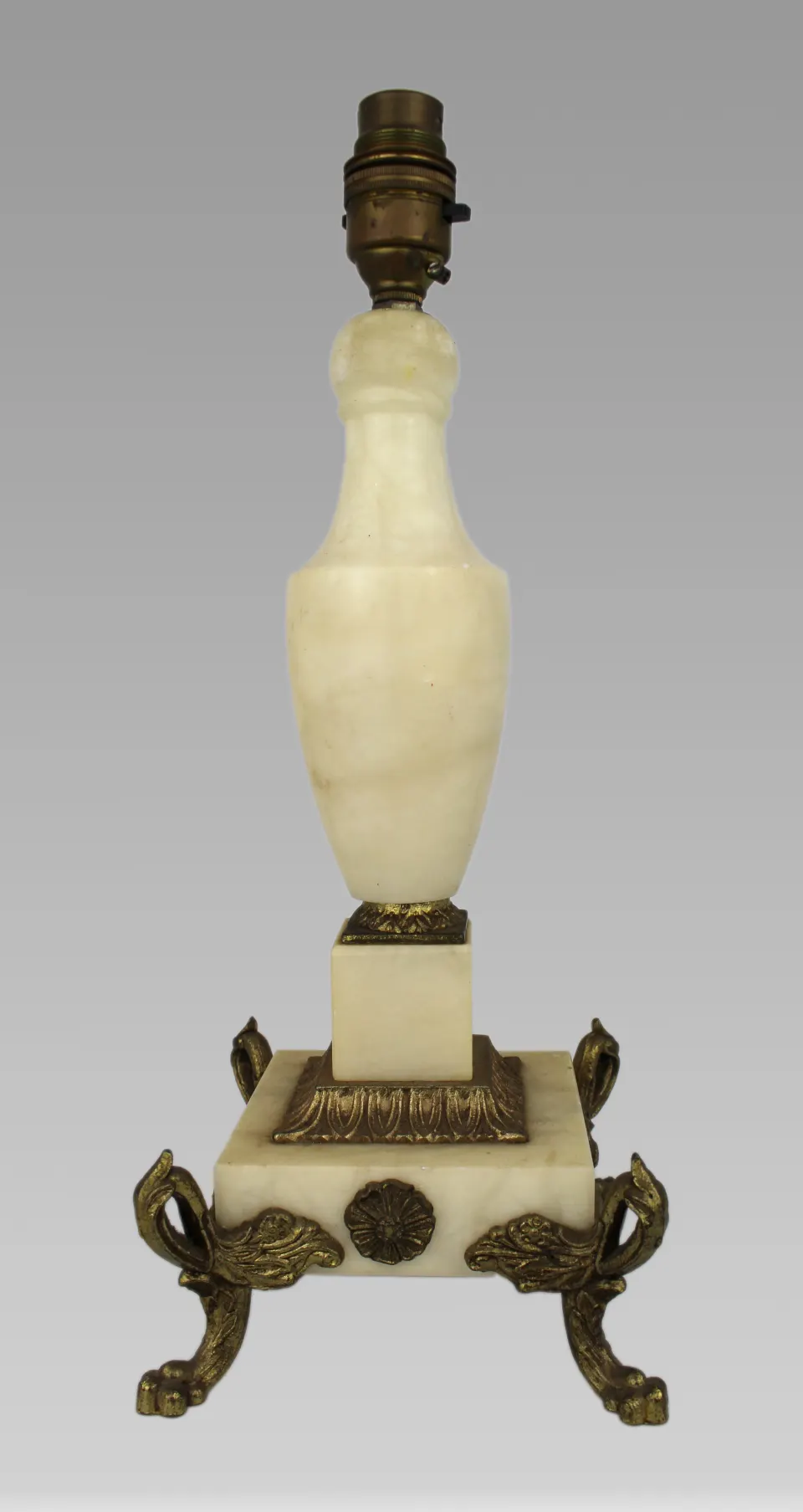 Vintage Alabaster Table Lamp