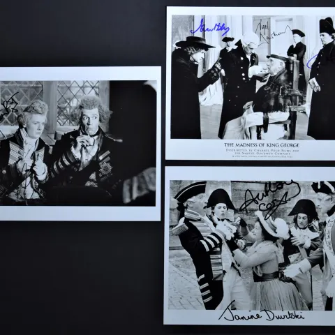 MADNESS OF KING GEORGE Original signatures
