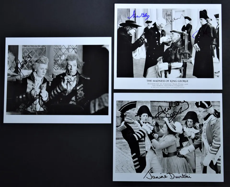 MADNESS OF KING GEORGE Original signatures