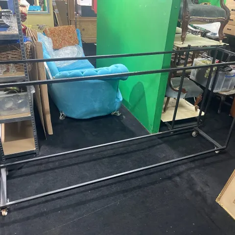 Large Metal Sofa Storage Rack on Wheels