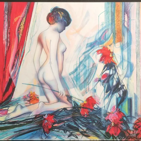 Limited Edition Signed Lithograph Jean-Baptiste Valadie