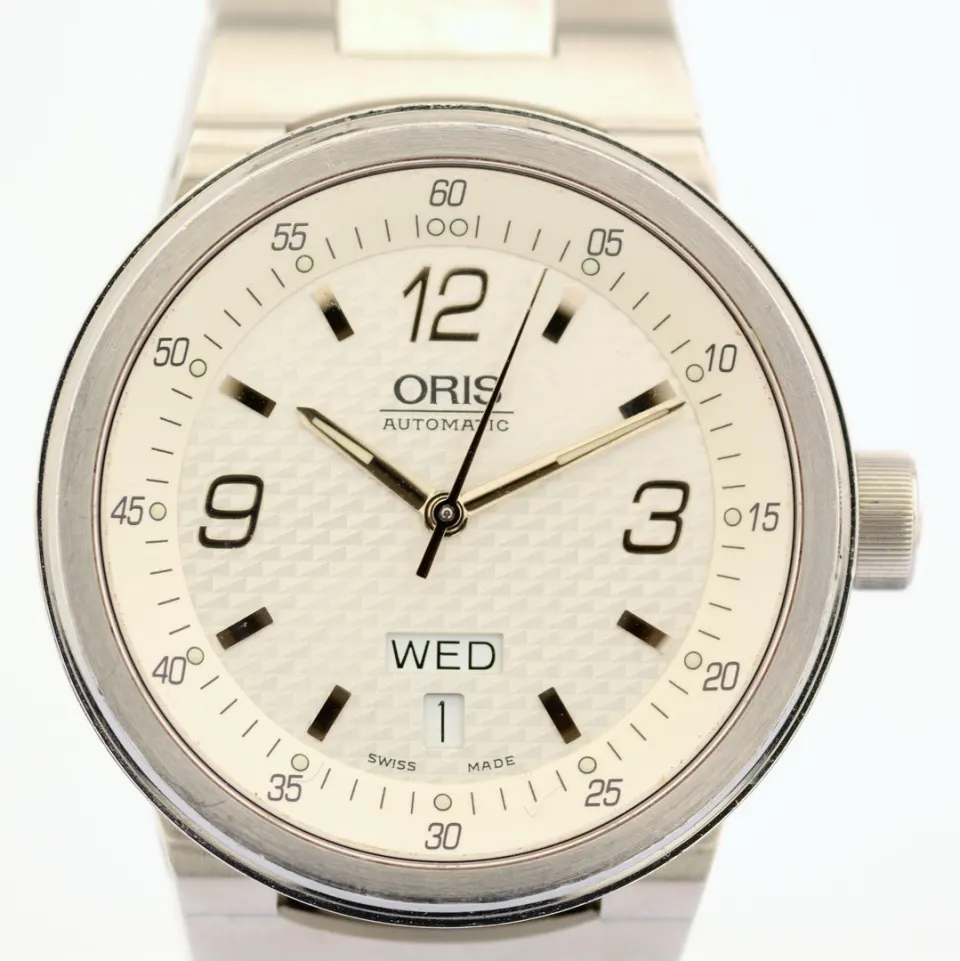 Oris / Bc3 Day/Date - Gentlemen's Steel Wristwatch