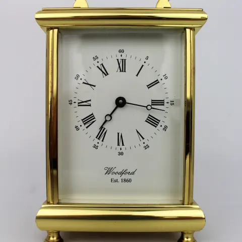Fine Quality Woodford Solid Brass Carriage Clock