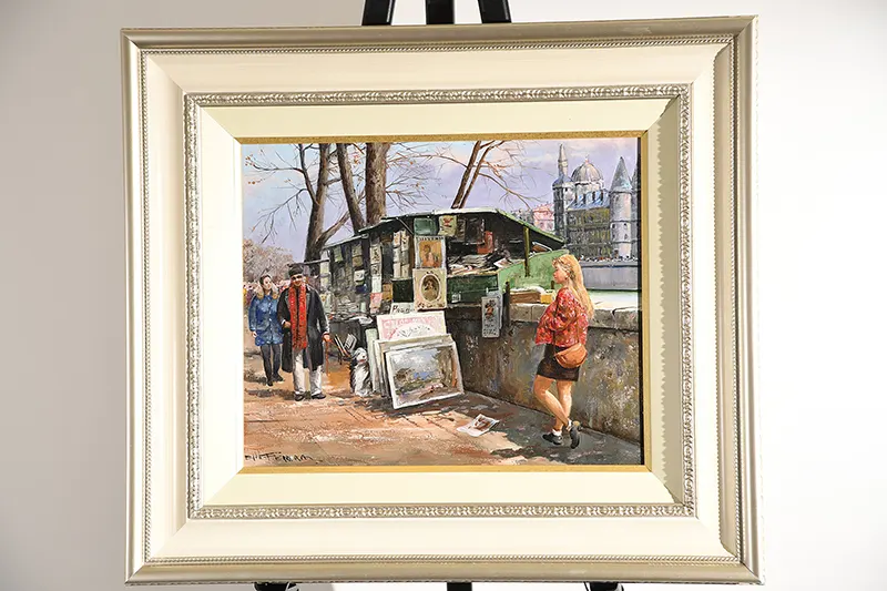 Very Fine Original Oil Painting By Elio Ferrara