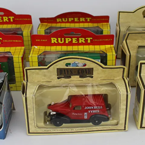 Collection off Lledo Cars Rupert Collection & Days-Gone