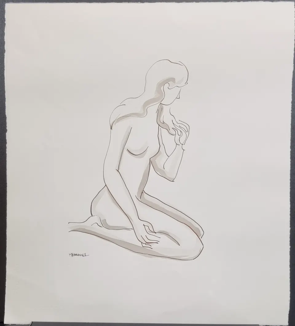 Marsha Hammel Original Ink Sketch