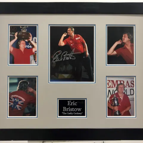 ERIC BRISTOW framed original signature presentation