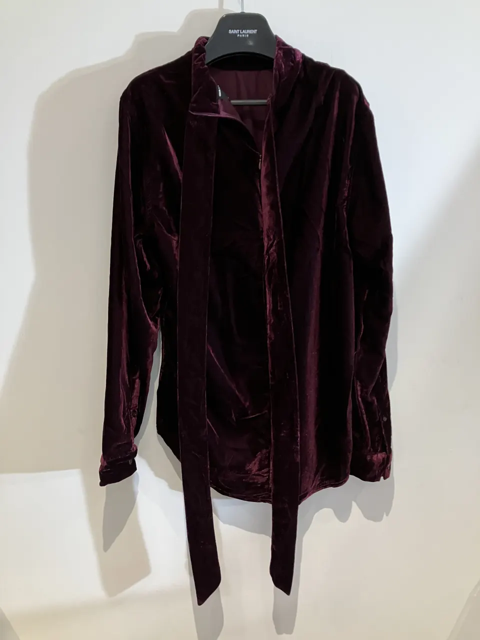 ASOS Velvet shirt worn by Ricky Norwood