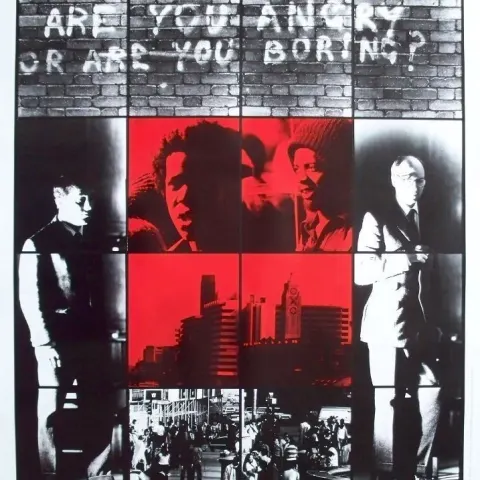 Gilbert George Vintage Hand Signed Limited Edition Are You Angry ?  For Serpentine Gallery 2002