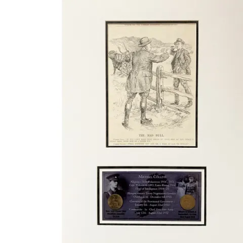 Michael Collins 100th Anniversary Original Mount & Coin Montage