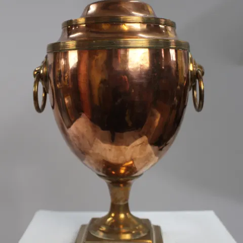 Georgian Adam Style Copper & Brass Samovar