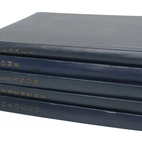 5 Volumes Les Albums des Guides Bleus 1950's