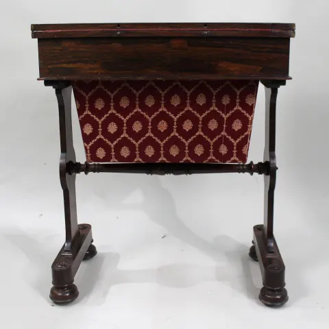 William IV Rosewood Card & Works Table
