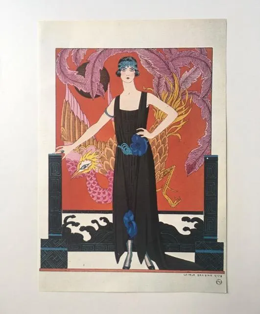 George Barbier (1921 La Gazette Du Bon Ton) ‘Suzanne et la Pacifique’ Giclee Modern Art Print