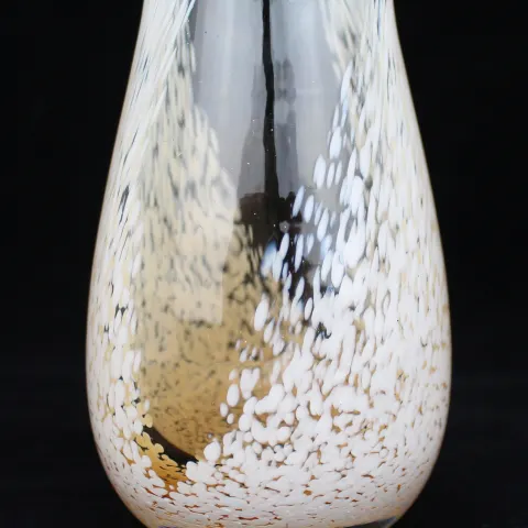 Small Caithness Orange Glass Vase