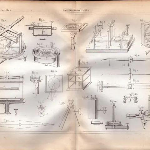 Experimental Physics Optics Meteorology Instruments Etc Antique Diagram-36.