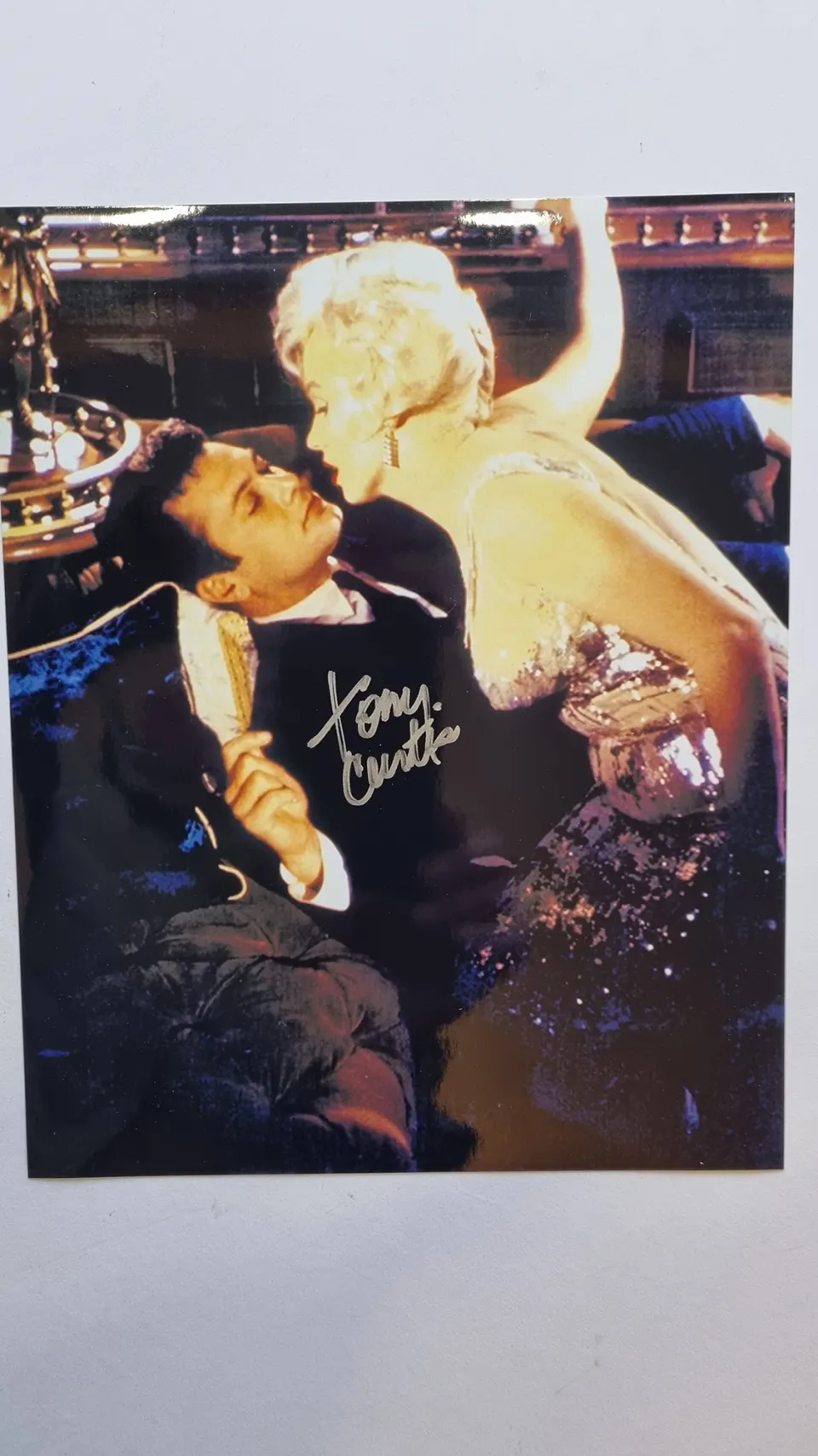 Tony Curtis Signed Photograph