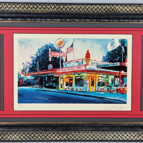 Bob Dylan Limited Edition "Burger Joint, Route 66"