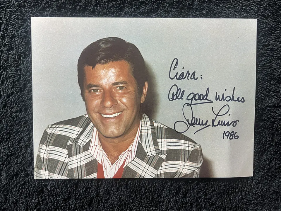 Jerry Lewis Signed
