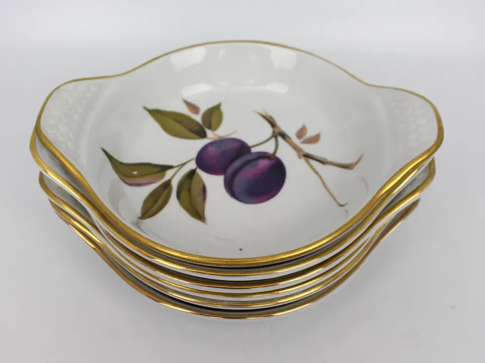 Set of 6 Royal Worcester Evesham Serving Dishes
