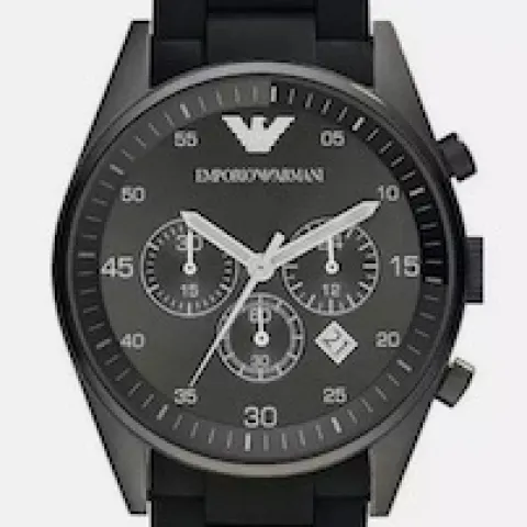 Emporio Armani AR5889 Men's Sportivo Black Dial Quartz Chronograph Watch
