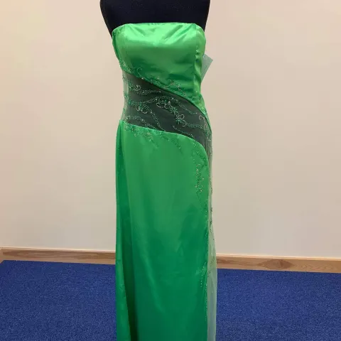 Milano Formals green dress B8561 size Large (12 to 14)