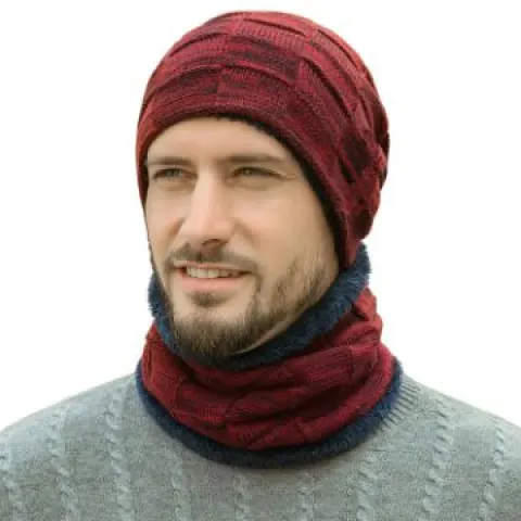 10 X Mens Winter Beanie & Snood Sets Total RRP £148.80 Lb1