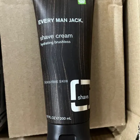 Mixed Trader Box x54 Every Man Jack Shave Cream and Face Wash. Est Retail Value £1600